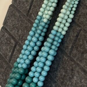 💙Elegant Blue Beaded Necklace💙